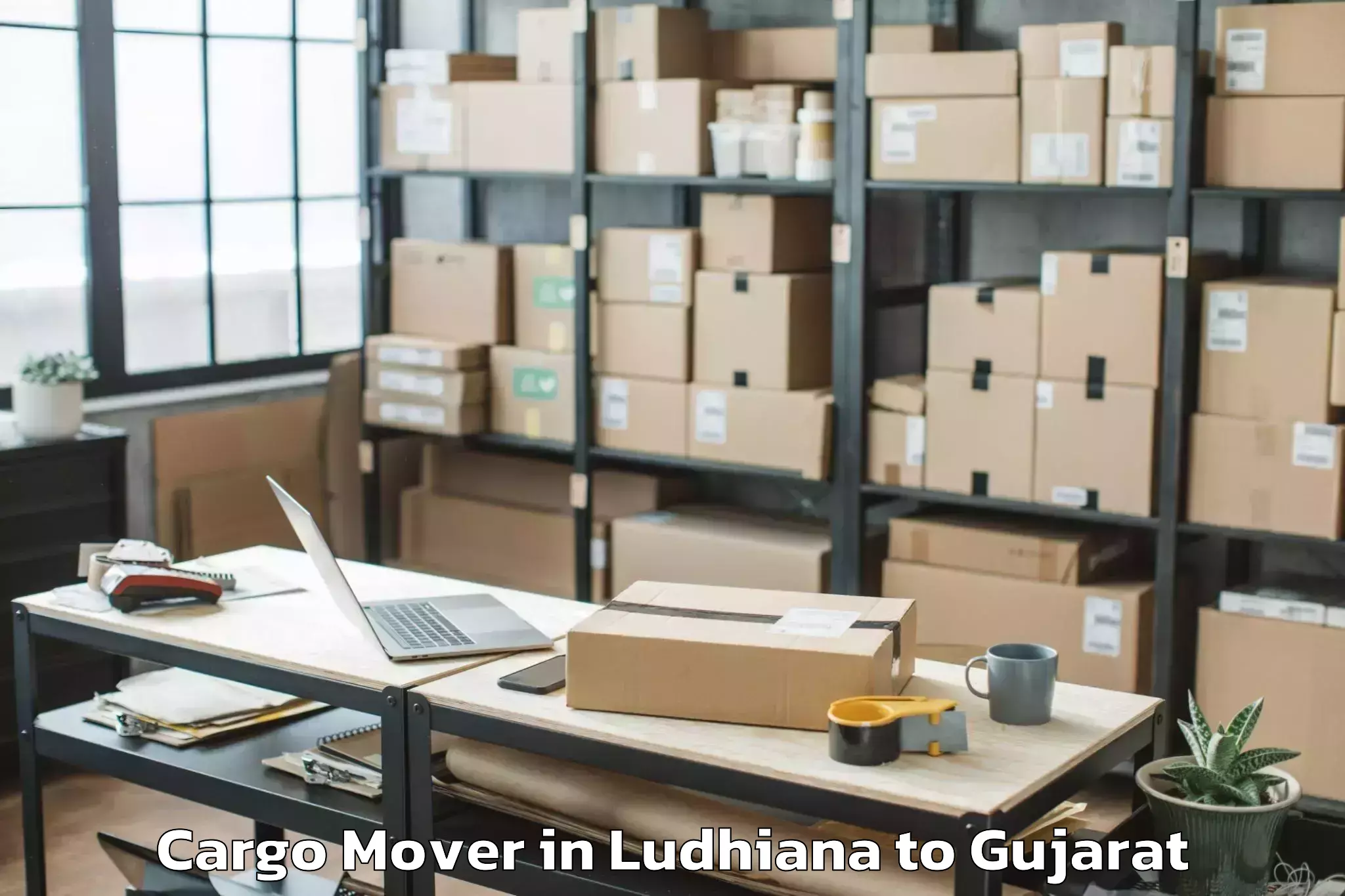 Affordable Ludhiana to Hazira Cargo Mover